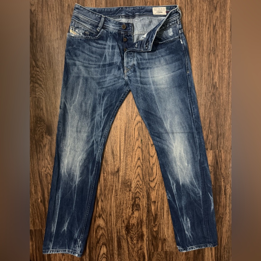 Men's Diesel POIAK Denim Authentic Jeans Wash 008C0 Waist 31